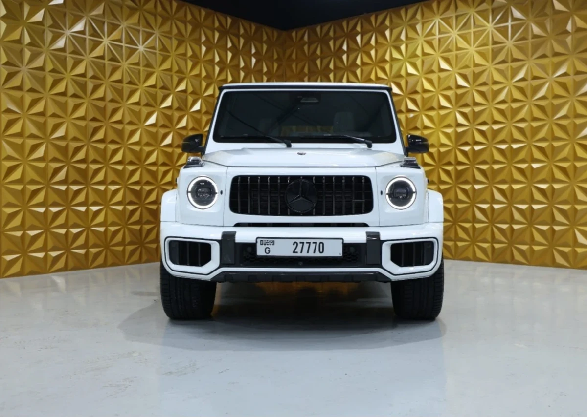 Mercedes Benz G63 2025 AMG White for rent in Dubai