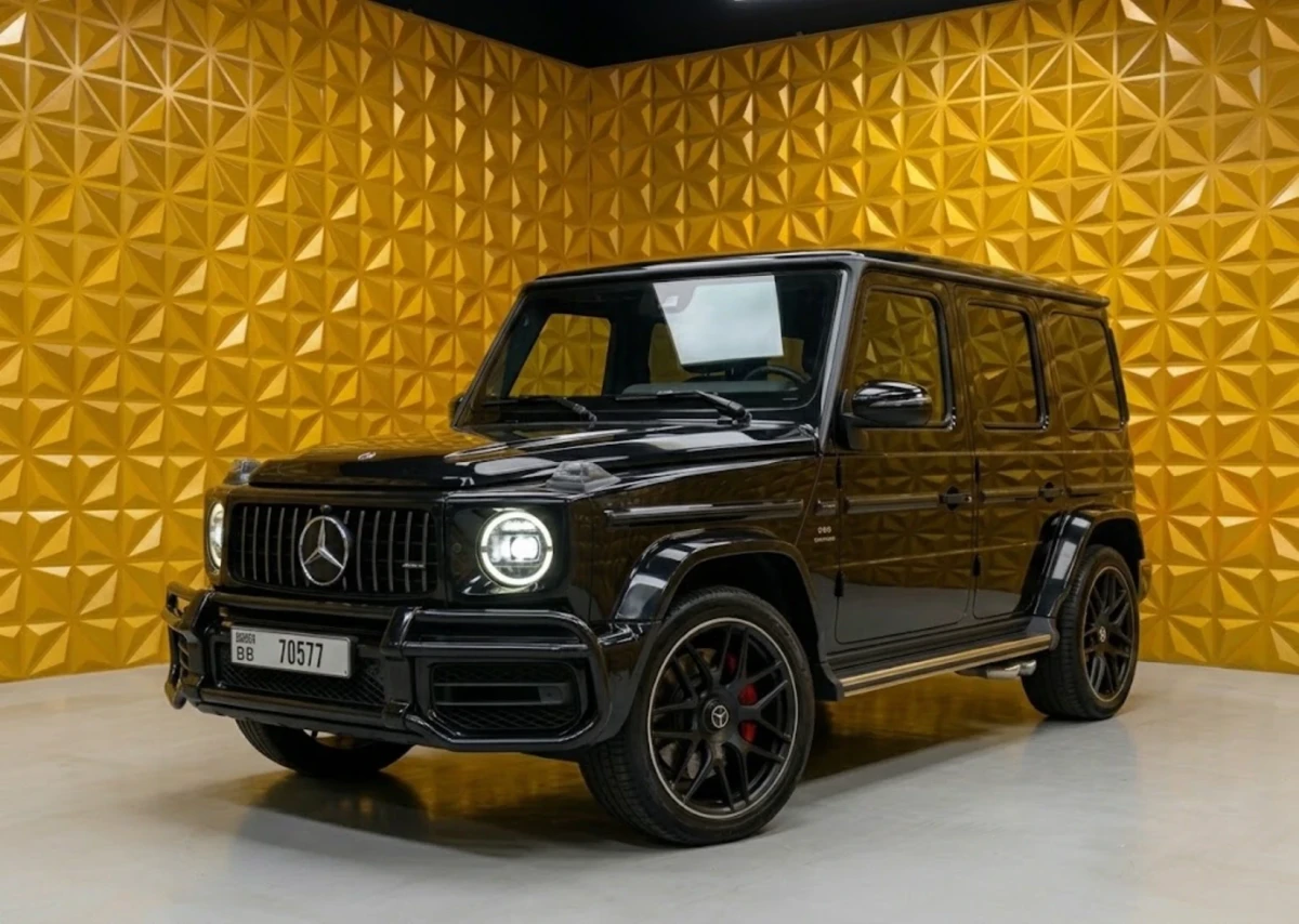 Mercedes Benz G63 2022 AMG Black for rent in Dubai