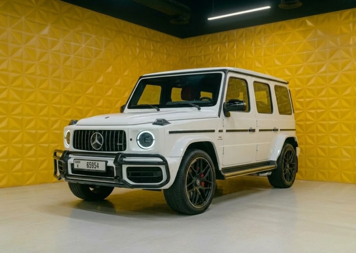 Mercedes Benz G63 2023 AMG White for rent in Dubai