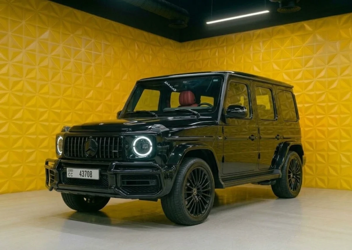 G63 AMG Black 2024 for rent in Dubai