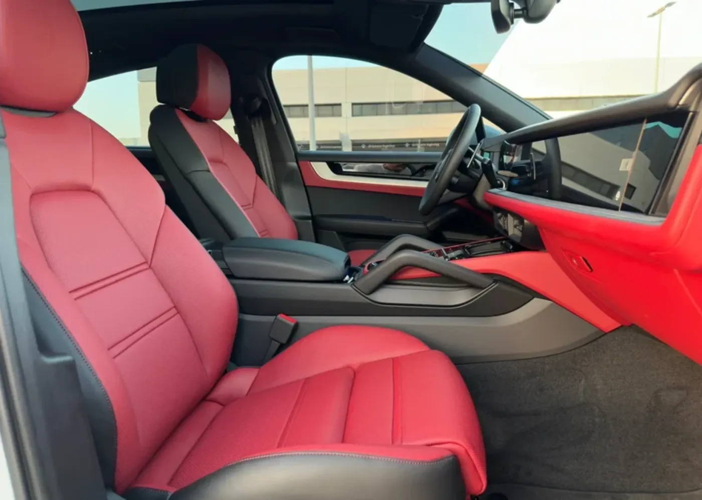 Porsche Cayenne inside