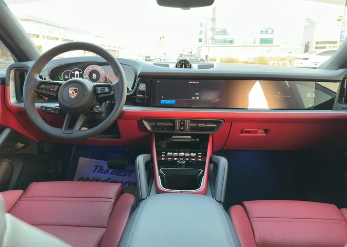 Porsche Cayenne image in the car view