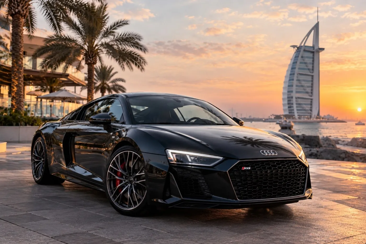 Audi R8 Car Rental in Dubai